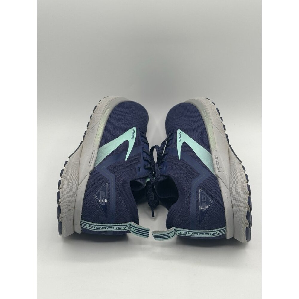 Brooks Ricochet 3 Womens Size 11 Blue Gray Walking Running Shoes Sneakers - Picture 8 of 16